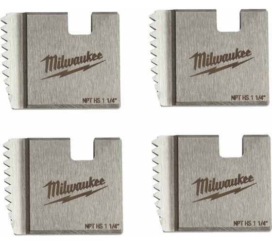 Набор резцов для резьбонарезного инструмента FPTD 1-1/4" NPT HS Milwaukee 48361110 1