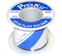 Припой PK-63B10A 1 мм, 0.1 кг, Sn63/Pb37, СF10 флюс RA ProsKit С00040208