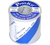 Припой PK-63B06E 0.6 мм, 0.5 кг, Sn63/Pb37, СF10 флюс RA Pro'sKit С00040212