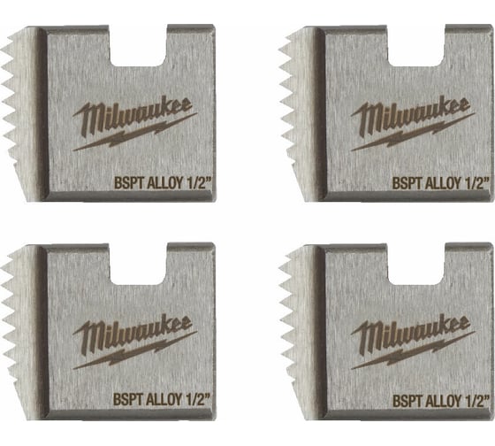 Набор резцов для резьбонарезного инструмента FPTD 1/2" BSPT Alloy Milwaukee 4932480227 1