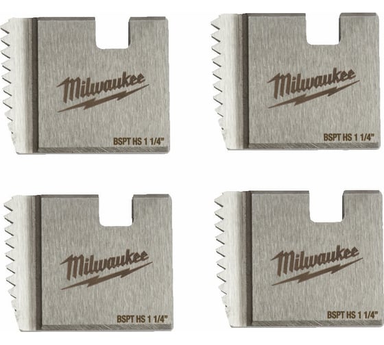 Набор резцов для резьбонарезного инструмента FPTD 1-1/4" BSPT HS Milwaukee 4932480236 1