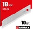 Сегментированные лезвия MIRAX MX-18 18 мм, 10 шт 0914-S10 2