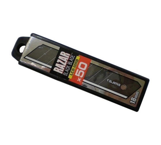 Лезвия сменные Razar Black Blade (18 мм; 10 шт.) Tajima LCB50RBC/K1