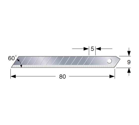 Лезвия сменные Endura-Blade (9 мм; 10 шт.) Tajima LCB30C/Y1