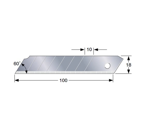 Лезвия сменные Endura-Blade (18 мм; 10 шт.) Tajima LCB50C/Y1