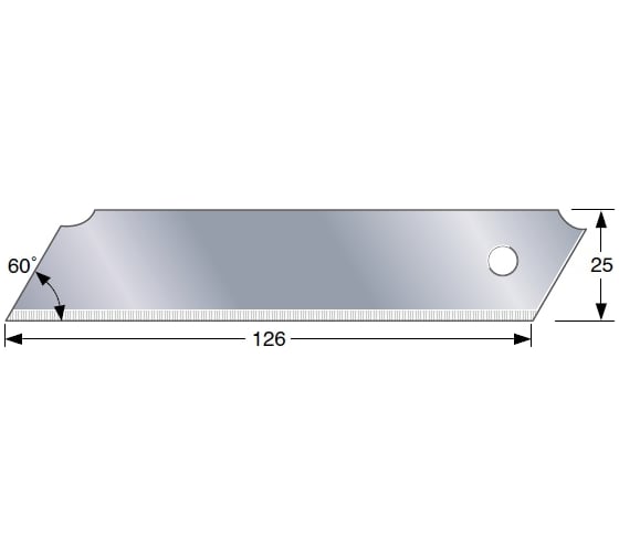 Лезвия сменные Rock Hard Blade (25 мм; 10 шт.) Tajima LCB65S-10H/Y1