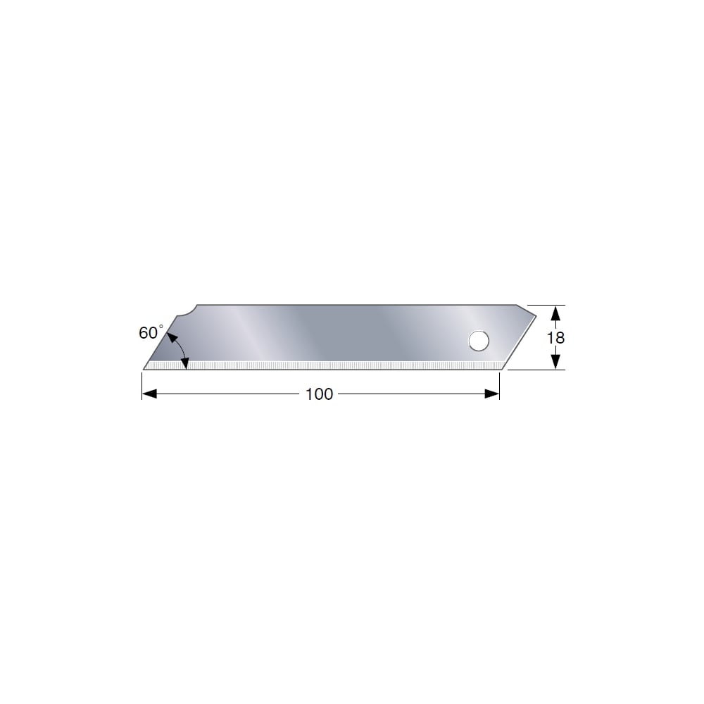 Лезвия сменные Solid Endura-Blade (18 мм; 10 шт.) Tajima LCB50SN/YE ...