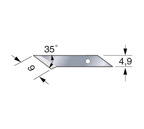 Лезвия сменные Art Knife Blade 20 шт. Tajima LB10AH/BE
