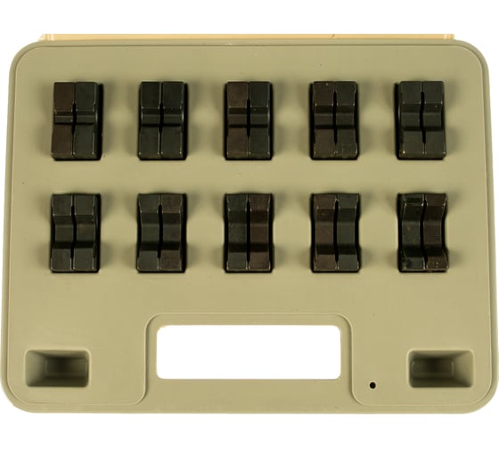 Набор матриц (10 шт) для опрессовки НМ-300-DIN КВТ 61036