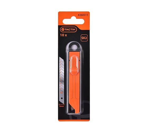 Лезвие 9 мм, 10 шт, сталь SK2 TACTIX 260511