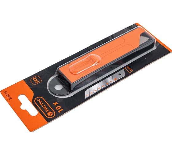 Лезвие 18 мм, 10 шт, сталь SK2 TACTIX 260513