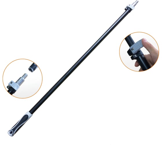 Удлинитель телескопический QuickFire Premium Extension Pole 110-200 см, алюминий, 2 секции, резьбовое соединение Rollingdog 40025