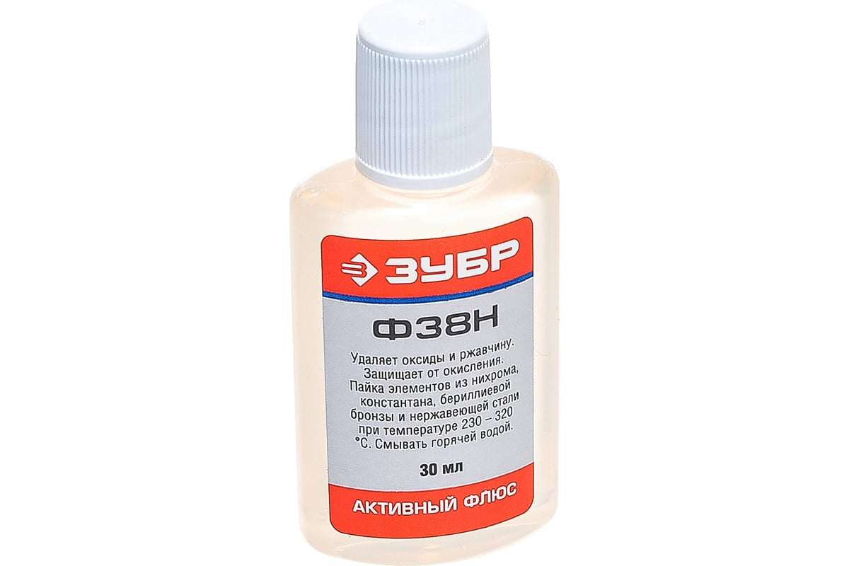 Флюс Ф38Н (30 мл) Зубр 55495-030 - выгодная цена, отзывы ...