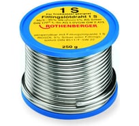 Припой для работы с фитингами (тип 1S L-SN; катушка 250 г) Rothenberger 45250