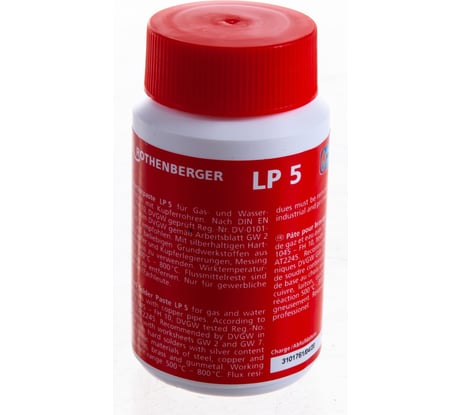 Пастообразный флюс F-SH1 для твердого припоя LP 5 Rothenberger 40500