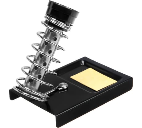 Подставка под паяльник чугун, прямоугольная ниша, губка ТУНДРА 9098437