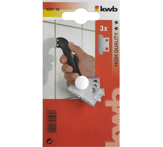 Лезвие (3 шт; 27 мм) для ножа 0301-00 KWB 0301-10