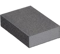 Губка шлифовальная 4-сторонняя мелкозернистая/среднезернистая (100х70х26 мм) KWB 0891-21