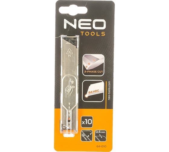 Лезвия сменные (18 мм; 10 шт.) NEO Tools 64-010