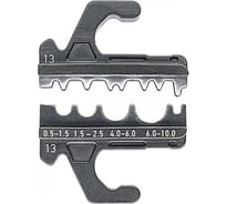 Плашка опрессовочная MultiCrimp неизолированные гильзы DIN 46234/235/341/267, 4 гнезда, 10/16/25 мм Knipex KN-973913