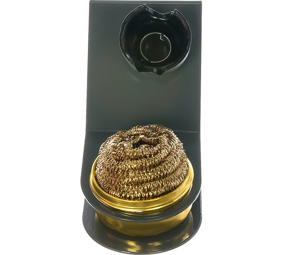 Подставка под паяльник и стружка для очистки жала ZD-10W REXANT 12-0309