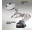 Держатель третья рука с лупой х2.5 ZD-10G REXANT 12-0252 5
