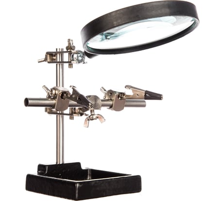 Держатель третья рука с лупой х3 ZD-10H REXANT 12-0254