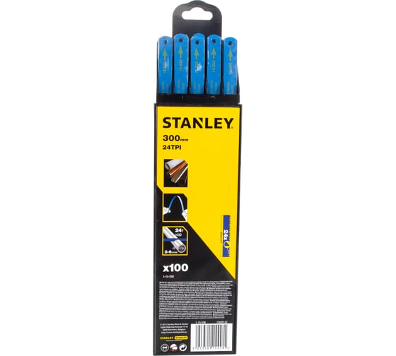 Полотно для ножовки LASER по металлу (300 мм; 24TPI) Stanley 1-15-558
