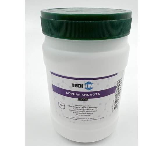 Борная кислота 250 гр TECHHIM TH-BOKI-250