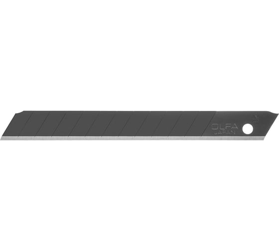 Сегментированные лезвия OLFA Excel Black 9х80х0.38 мм, 13 сегментов, 10 шт OL-ABB-10B 1