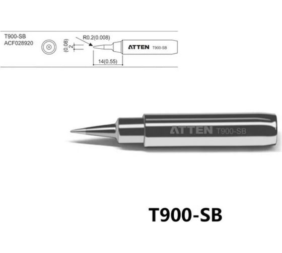 Паяльное жало T900-SB ATTEN 103545