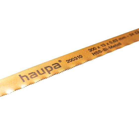 Полотно для слесарной пилы из быстрорежущей стали HAUPA 200310
