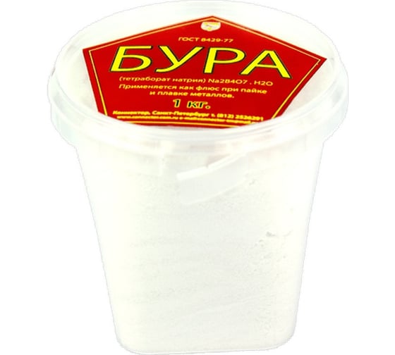 Флюс порошковый Бура 1 кг TECHHIM TH-BYRA-1000