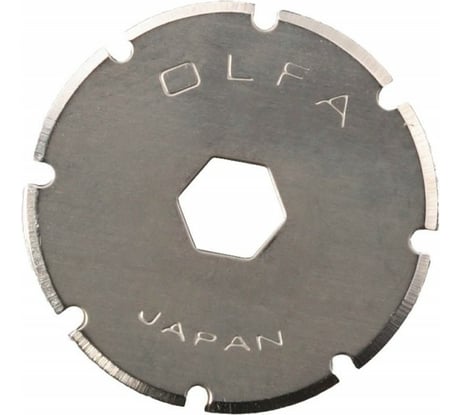 Лезвие круглое перфорированное 2шт. для ножа PRC-2, 18х0,3мм OLFA OL-PRB18-2