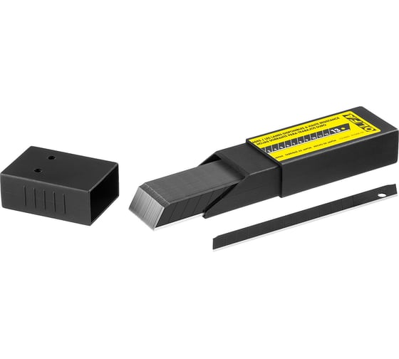Сегментированные лезвия OLFA Excel Black 9х80х0.38 мм 50 шт. OL-ABB-50B