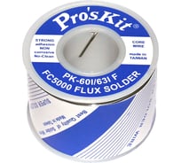 Припой PK-63I06F 0.6 мм, 0.25 кг, Sn63/Pb37 (FC5000 флюс безотм. RMA) ProsKit С00040222