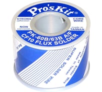 Припой PK-60B20F 2 мм, 0.25 кг, Sn60/Pb40 (СF10 флюс RA) ProsKit С00040243