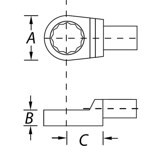 Насадка накидная N218-13 (13 мм; 14х18 мм) NORGAU 051111413