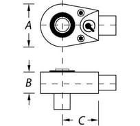 Трещоточная насадка 3/8" 9х12 LLR NORGAU N512-01 051111601