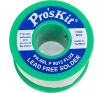 Бессвинцовый припой PK-99L10F 1 мм, 0.25 кг, Sn99.3/0.7Cu (5013 флюс безотм. RMA) ProsKit С00040241