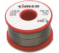 Оловянно-свинцовый припой (3 мм; 250 г) CIMCO 15 0080