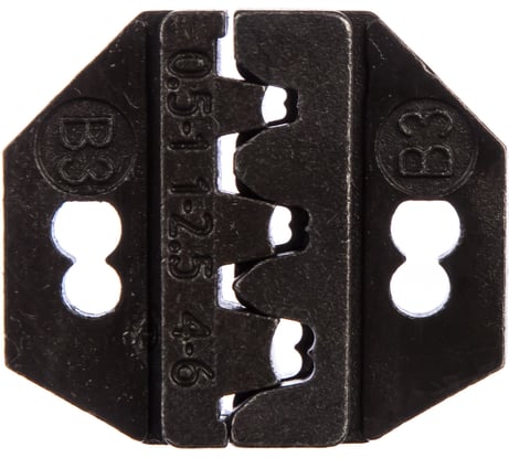 Матрицы сменные, опрессовка неизолированных разъемов и наконечников, автоклемм, под двойной обжим, лепестковый, 0.5-1.0, 1.0-2.5, 4.0-6.0 для ПК 20П SHTOK 03601-02