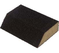 Губка угловая для шлифования средняя жесткость №25 (100x70x25 мм; Р60) EUROTEX 060213-410-060