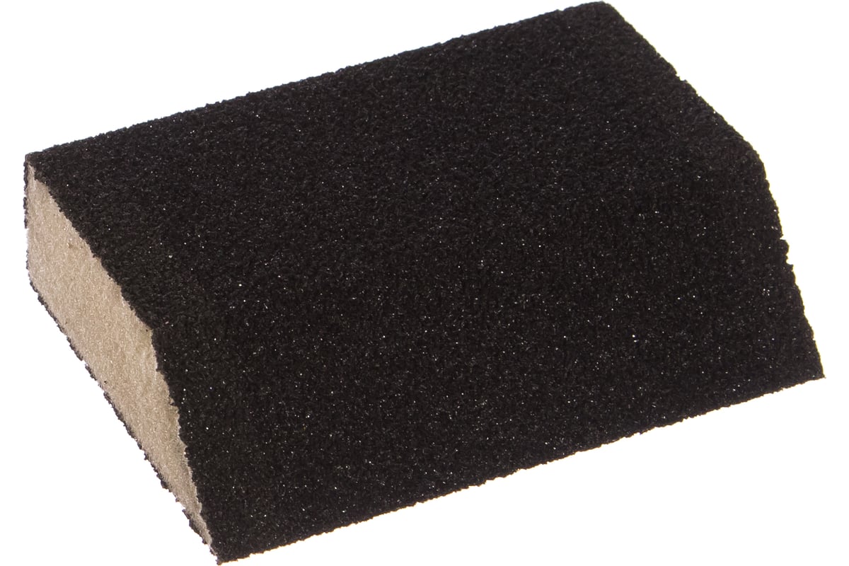 Губка угловая для шлифования средняя жесткость №16 (100x70x25 мм; Р80 ...