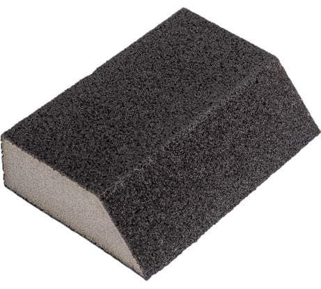 Губка шлифовальная угловая, алюминий-оксидная (100х70х25 мм; Р80) FIT IT 38373
