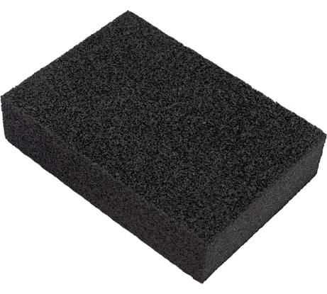 Губка шлифовальная (100х70х25 мм; Р80) КУРС 38343