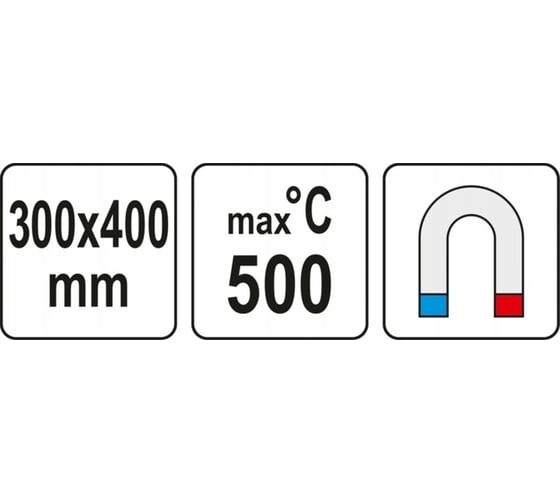 Коврик силиконовый для пайки YATO 40x30 см YT-82469 371482469 092 1