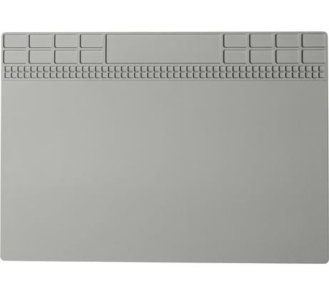 Термостойкий коврик для пайки и ремонта T613 (350x250 мм, серый) QUICKO QTST613