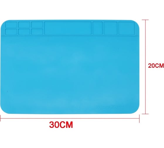 Термостойкий коврик для пайки и ремонта S110 (300x200 мм) QUICKO QTS110
