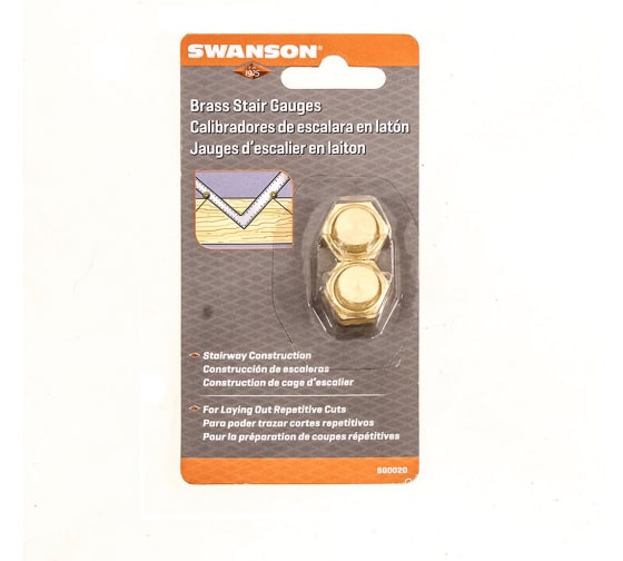 Упоры для линейки Swanson Brass Stair Gauges М00008047 2